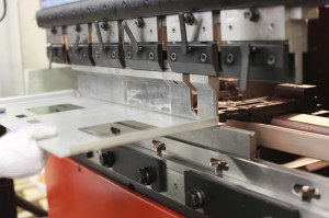 Abkanten und Gesenkbiegen von Blechteilen bei Wieneke