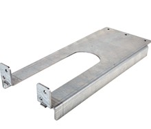 Detailaufnahme eines gefertigten Metallteils